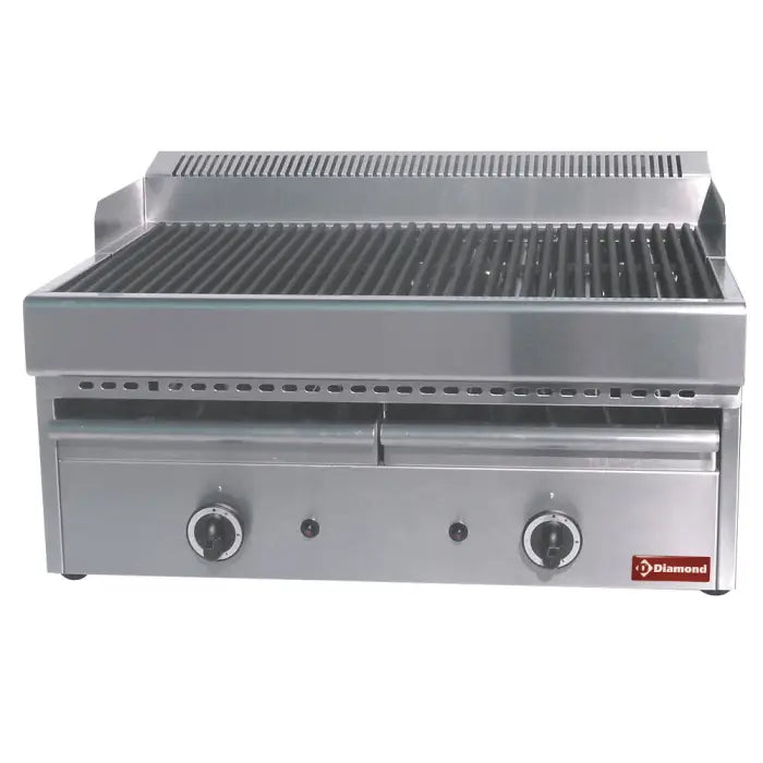 Grill-vapeur gaz avec grille de cuisson en fonte -Top- GV677