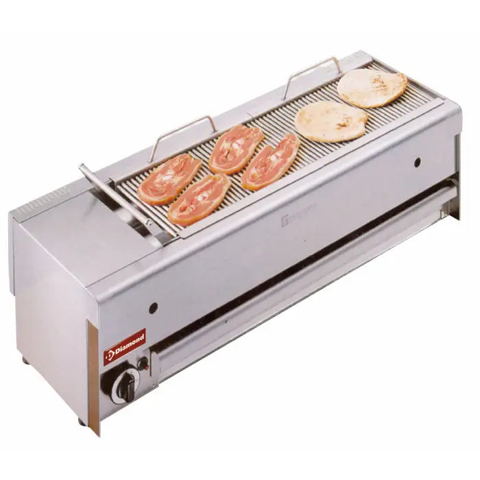 Grill-vapeur gaz de table GV1035/D - Gril de contact