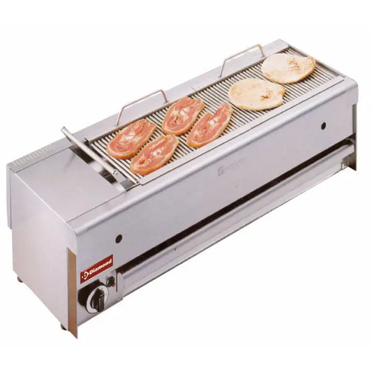 Grill-vapeur gaz de table GV1035/D - Gril de contact