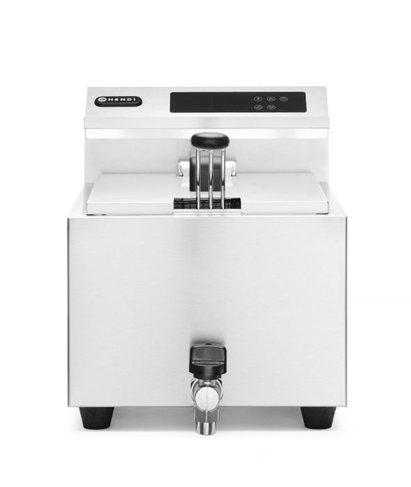 Friteuse Profi Line avec robinet de vidange numérique - 8 l, HENDI, Profi Line, 8L, 230V/3500W, 305x515x(H)345mm — 207369
