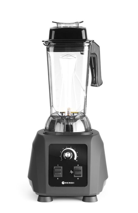 Bar blender, handmatig, HENDI, 2,5L, Zwart, 230V/1680W, 320x250x(H)532mm — 230718