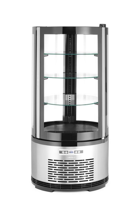Vitrine de présentation pâtisserie ronde, Arktic, 230V/210W, ⌀480x(H)1065mm — 233825
