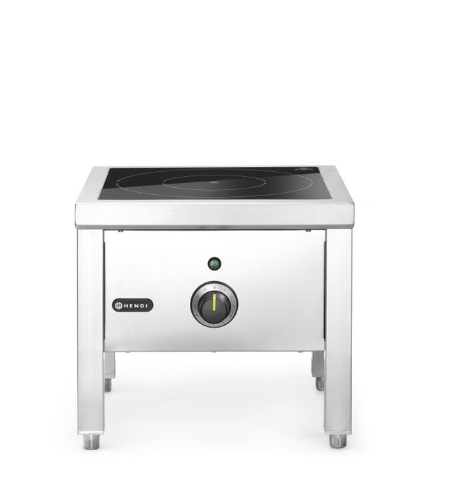 Inductiehokker met hoog vermogen, HENDI, 400V/5000W, 422x400x(H)366mm — 237670