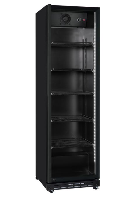 Backbar koelkast, enkele deur, Arktic, 5 planken, 360L, Zwart, 230V/250W, 578x605x(H)1990mm — 241233