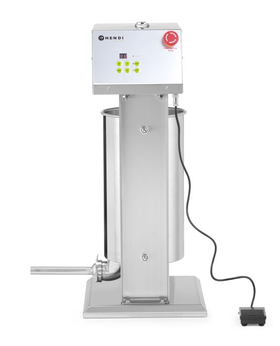 Worstvulmachine, elektrisch, HENDI, 15L, 230V/60W, 450x350x(H)750mm — 282083