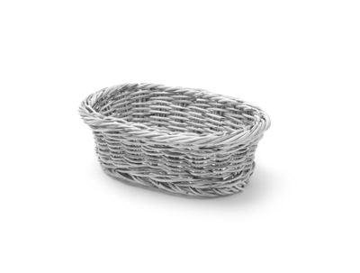 Corbeille à pain ovale, HENDI, Gris clair, 190x120x(H)60mm — 426760