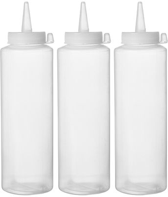 Dispenser flacon sets - 3 st., HENDI, 0,7L, Transparant, 3 st., ⌀70x(H)245mm — 557952