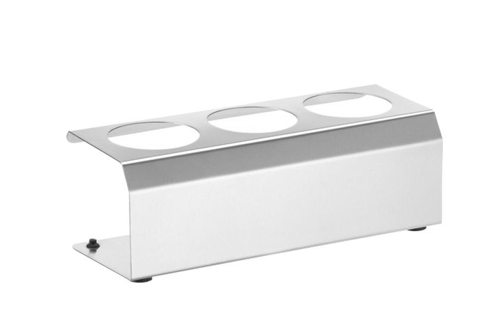 Support sauces, HENDI, 3 trous ø57 mm, 229x90x(H)78mm — 557976