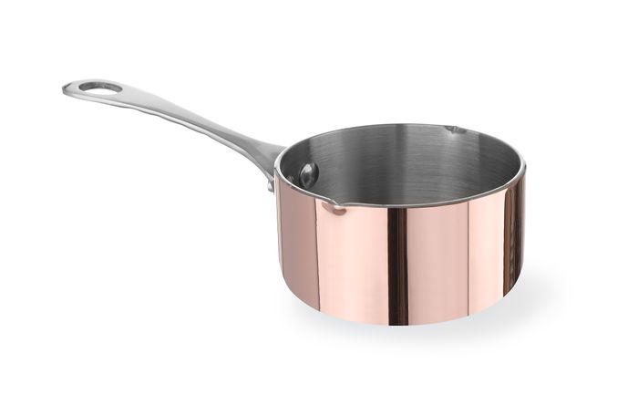 Casseroles miniatures avec bec verseur, HENDI, 0,16L, ⌀75x(H)40mm — 607022