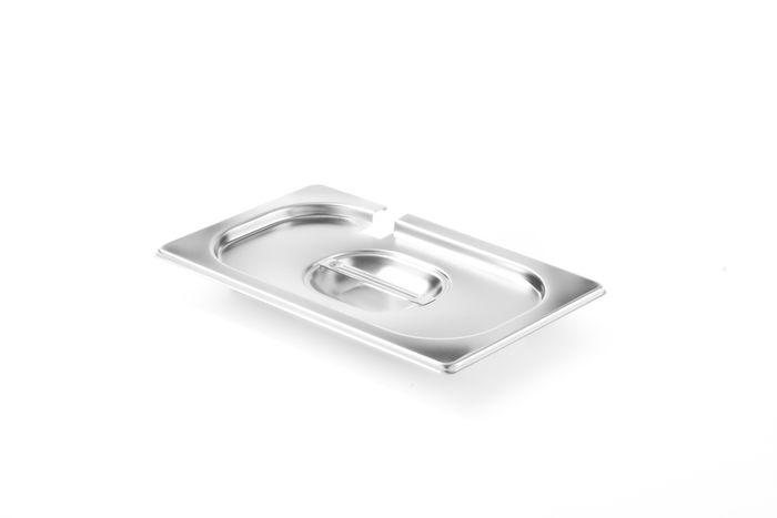 Couvercle pour bac GN avec encoche louche, HENDI, Profi Line, GN 1/4, 265x162mm — 805145