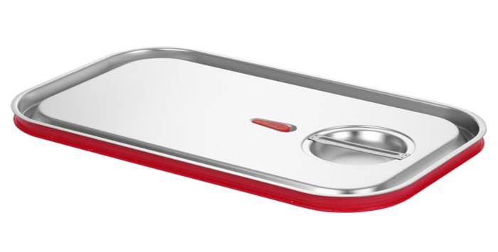 Couvercle gastronorme avec bord en silicone, HENDI, Kitchen Line, GN 1/1, 530x325mm — 807606