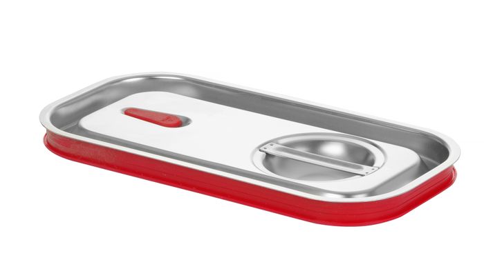 Couvercle gastronorme avec bord en silicone, HENDI, Kitchen Line, GN 1/3, 325x176mm — 807637