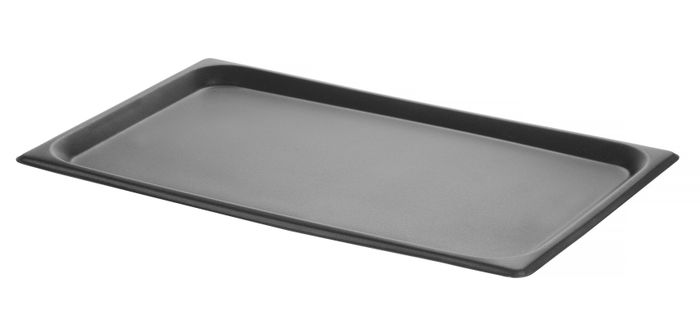 Oven tray met anti-aanbak coating CONVECTOMAT ROAST, HENDI, GN 1/1, Zwart, 530x325x(H)17mm — 808849
