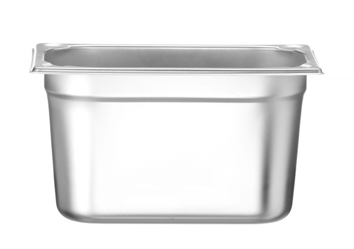 Bac GN 1/4, HENDI, Profi Line PLUS, GN 1/4, 4L, Argent, 265x162x(H)150mm — 818497