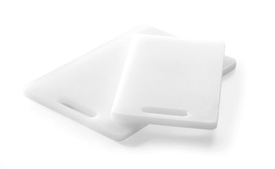 Planche à découper avec poignée, HENDI, Blanc, 250x150mm, Rectangulaire — 826348