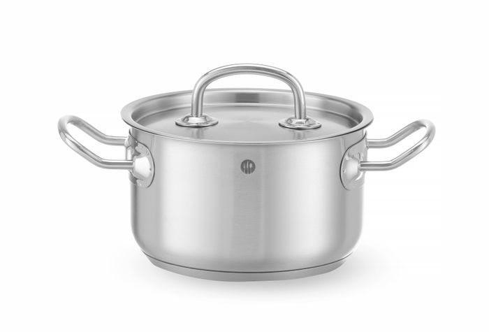 Kookpan middel - met deksel, HENDI, Kitchen Line, 1,8L, ⌀160x(H)95mm — 836101