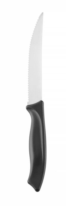 Steakmes gekarteld, HENDI, Zwart, (L)227mm — 842485