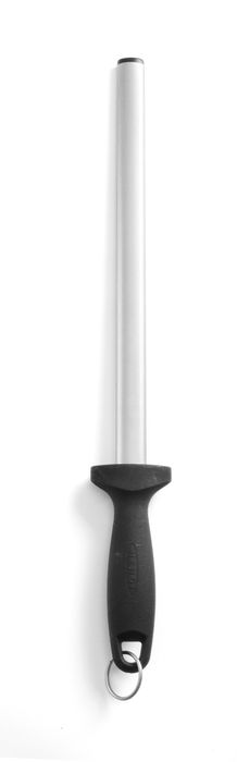 Aanzetstaal diamant, HENDI, Profi Line, ovaal, Zwart, (L)450mm — 844403