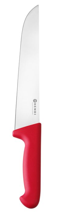 Slagersmes, 250 mm, HACCP, HENDI, Profi Line, Rood, (L)381mm — 845516