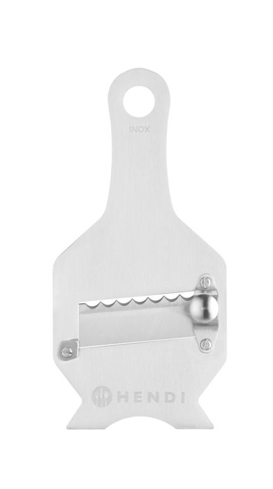 Coupe-truffes, HENDI, Bord dentelé., Argent, 175x83mm — 856444