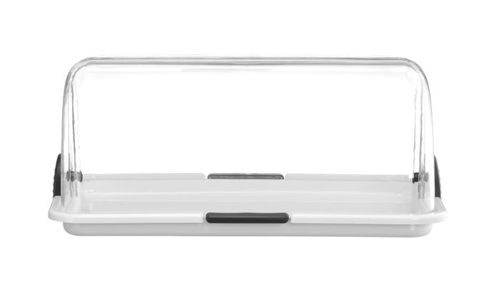 Rolltop display, HENDI, Wit, 465x315x(H)195mm, Rechthoekig — 871706