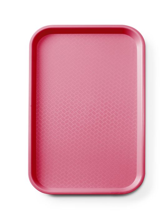 Fastfooddienblad polypropyleen GN 1/1, AmerBox, GN 1/1, Rood, 530x325x(H)20mm, Rechthoekig — 878545