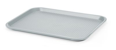 Plateaux fastfood moyen, AmerBox, Gris clair, 305x415x(H)20mm — 878903