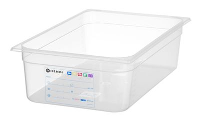 Container GN 1/1, HENDI, GN 1/1, 21L, Transparant, 530x325x(H)150mm — 880067