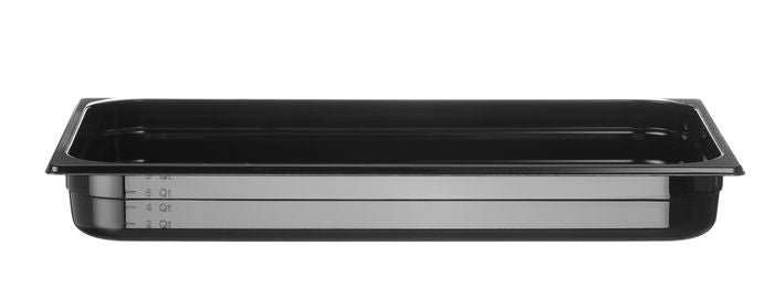 GN-bak 1/1 COOL, HENDI, COOL, GN 1/1, 9L, Zwart, 530x325x(H)65mm — 882016