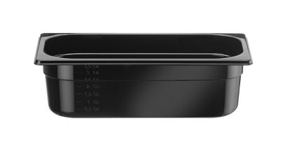 GN-bak 1/3 COOL, HENDI, COOL, GN 1/3, 3,8L, Zwart, 325x176x(H)100mm — 882184