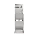 Lave-mains professionnel Dynasteel DLLMAI3000 à pédale avec poubelle, distributeur de savon et papier en inox AISI 304