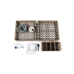 Lave-Vaisselle Professionnel 50x50 cm avec Adoucisseur et Pompe de Vidange - 230V
