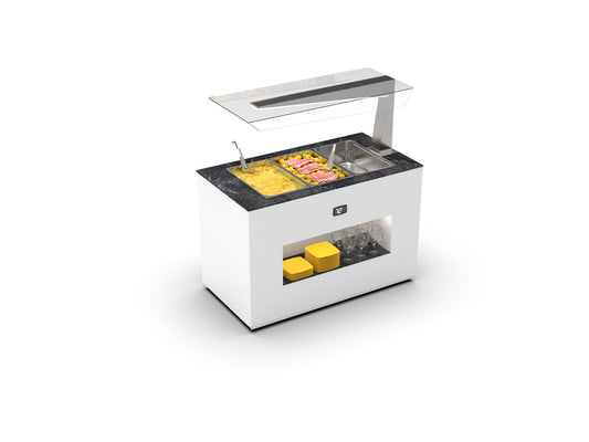 Warm Eilandbuffet – Sahara Diepe Bain-Marie – BUB150A / BUB150A-I Serie – 1300x700x1400 mm