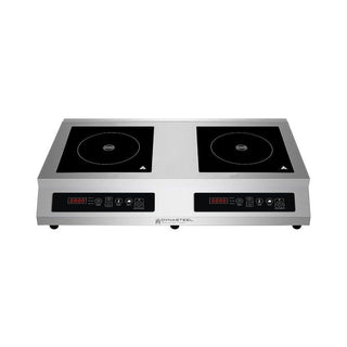 Plaque à Induction Double Professionnelle Dynasteel – 3500 W (2000 W + 1500 W)