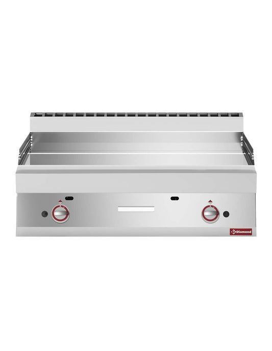 1000X640 EXTRA-GROTE gaskookplaat, glad oppervlak, chroom G65/PLCD10T-N 