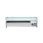 Meuble à Pizza Réfrigéré Inox Professionnel 2 Portes - Format 600x400 mm