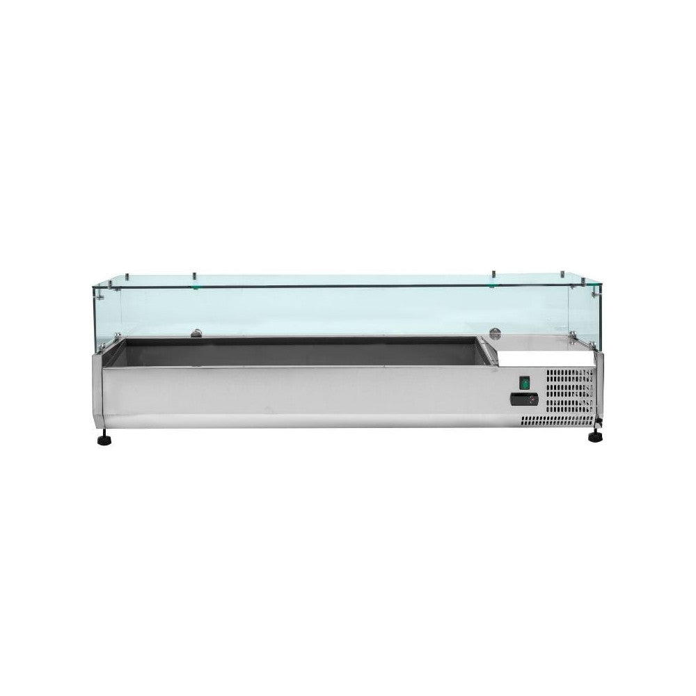 Meuble à Pizza Réfrigéré Inox Professionnel 2 Portes - Format 600x400 mm