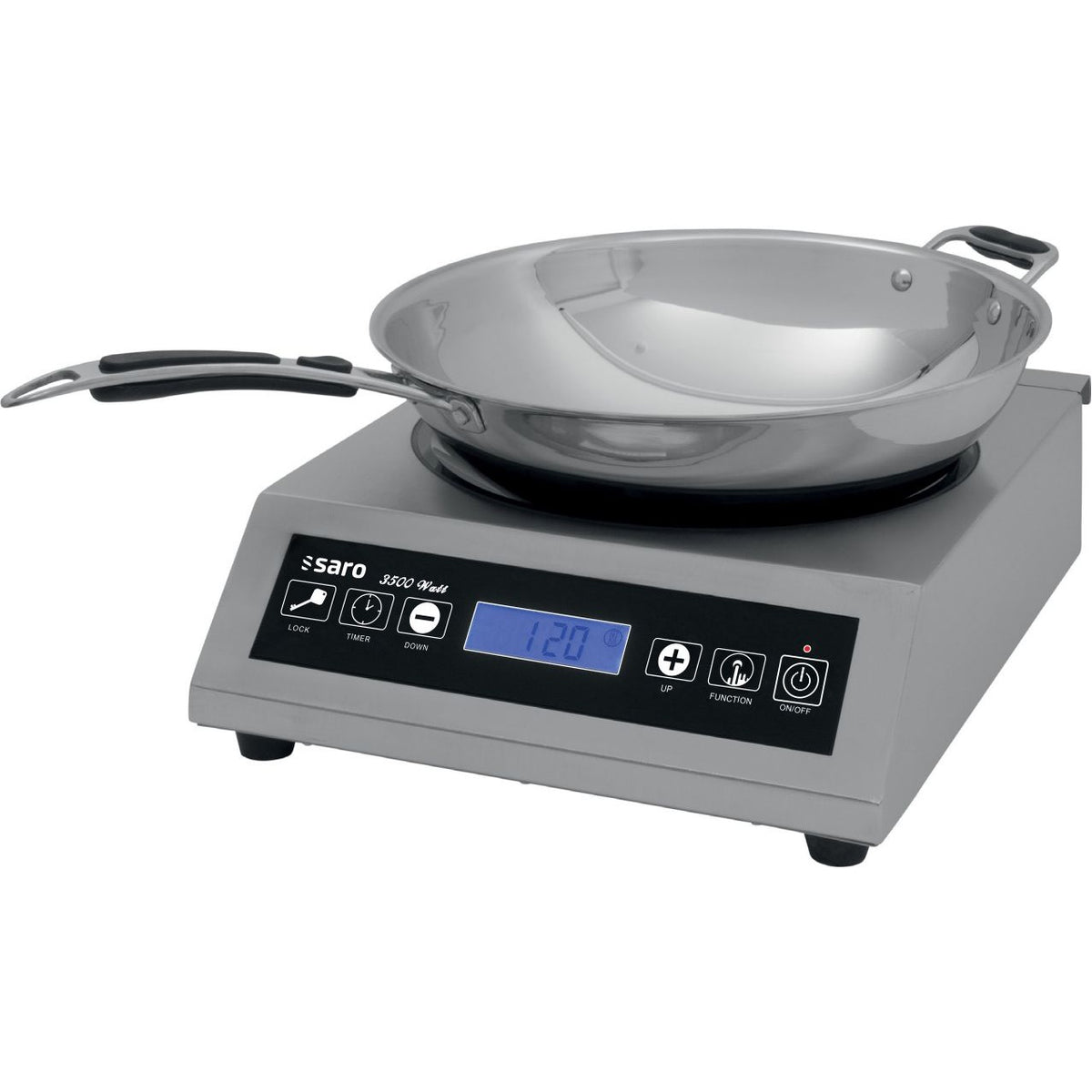 Plaque de cuisson à induction pour wok SARO avec wok inclus LOUISA - 360-3000