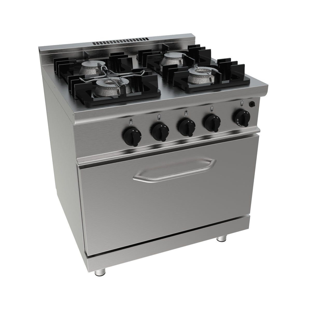 SARO Gasfornuis met gasbakoven E7/KUPG4LO - 423-1030
