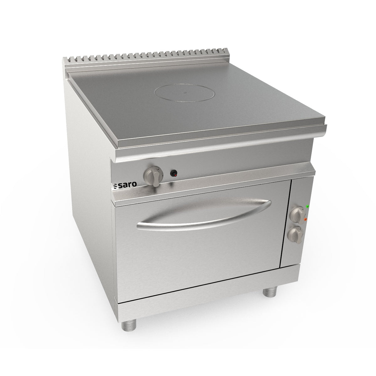 Cuisinière SARO à plaques chauffantes + four électrique LQ / TPG4LE - 423-8110