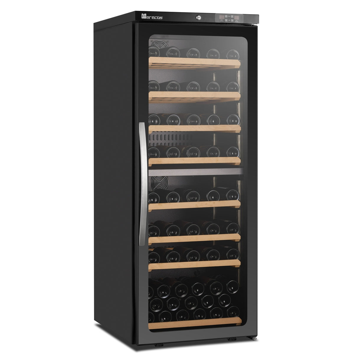 Cave à vin SARO à 2 zones avec porte vitrée, CV 350 PV 2T - 486-1005