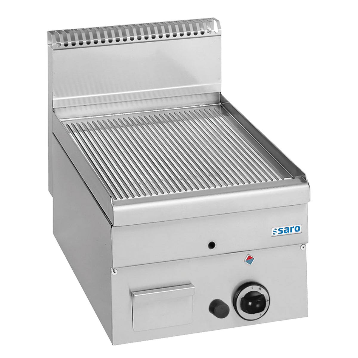 Plaque de cuisson au gaz SARO rainurée, de table GFT46R - 504-1130
