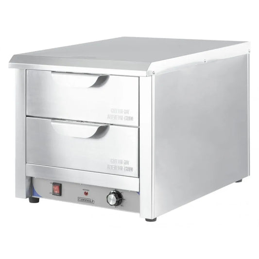 Lavasteengrill, 1/2 module, ’dubbelzijdige’ gietijzeren grill