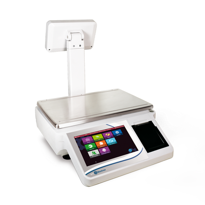 Roestvrijstalen elektronische weegschaal met kolom, 300 kg x 20 g BSC/300-20 