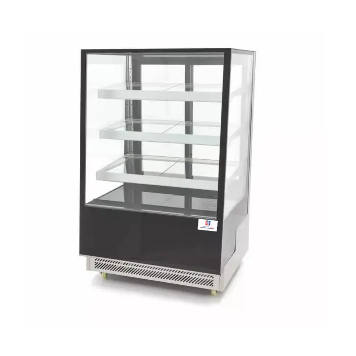 Vitrine à gâteaux - 400 L - 90 cm - sur roues - Vitrine