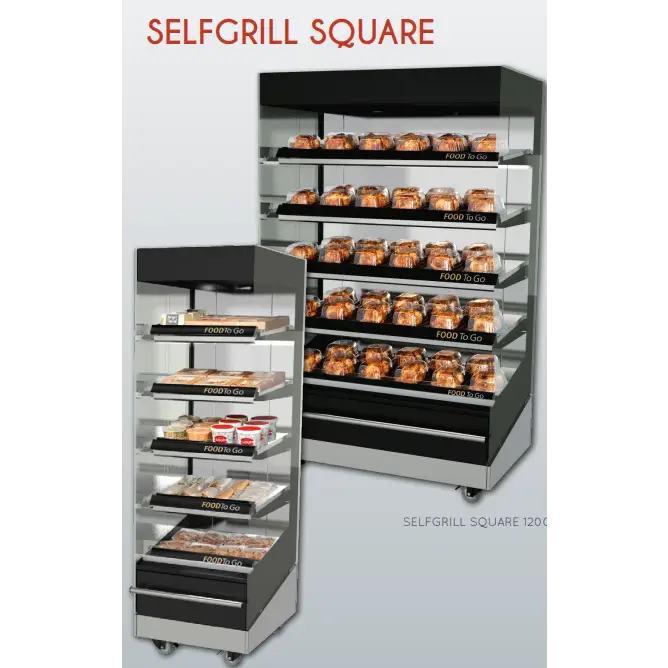 Vitrine murale L,S chauffante 5 niveaux modèle SELFGRILL