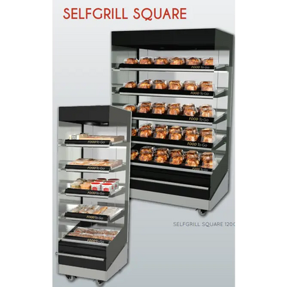 Vitrine murale L,S chauffante 5 niveaux modèle SELFGRILL