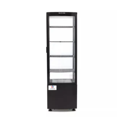 Vitrine réfrigérée - 235 L - 52 cm - noir - Vitrine